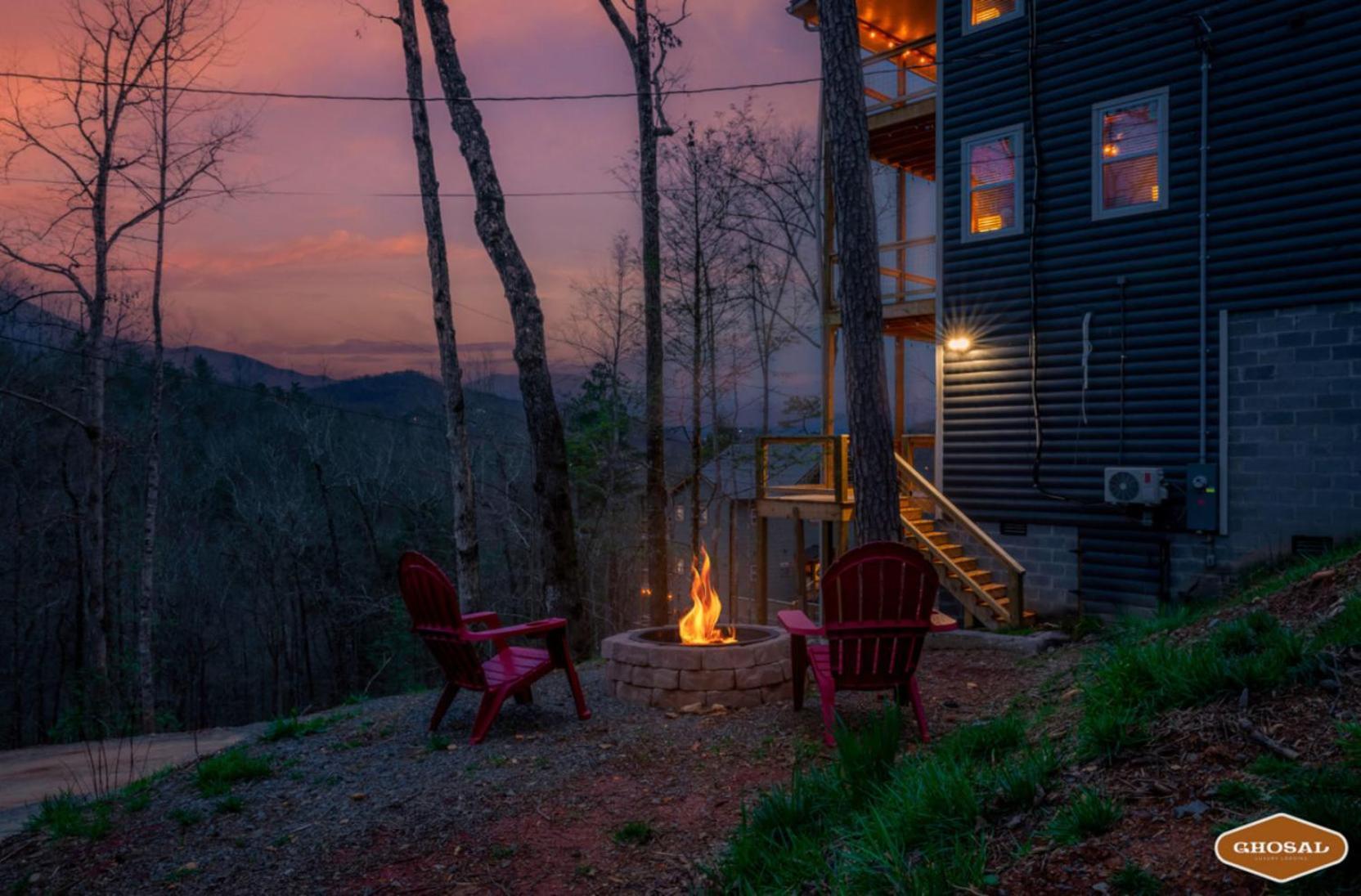 Tranquil Mountain Getaway By Ghosal Luxury Lodging Гатлінбург Екстер'єр фото